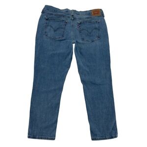 Levi's Women Sz 32 Boyfriend Straight Leg Mid Rise Casual Embroidered Cowgirl